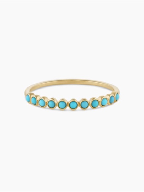 Gorjana Jewelry - Gorjana 14K Gold Classic Turquoise Ring